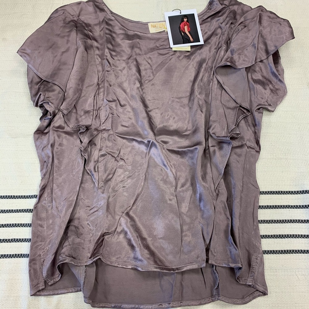 NATION Ltd Maeve Sateen Too, Medium, Concrete